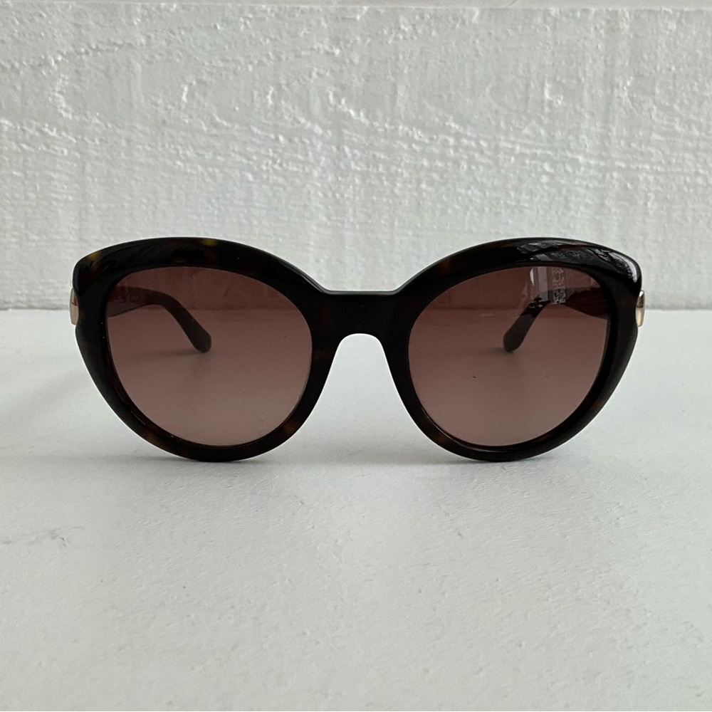 Salvatore Ferragamo Tortoiseshell Brown Gold Luxury Fashion Sunglasses Style 762